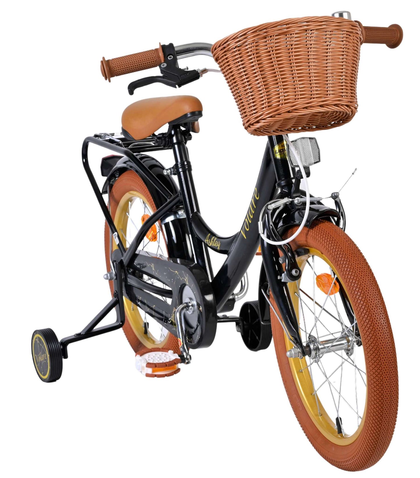 Volare Ashley Kinderfiets - Meisjes - 16 inch - Zwart - 4-6 jaar extra afbeelding 6