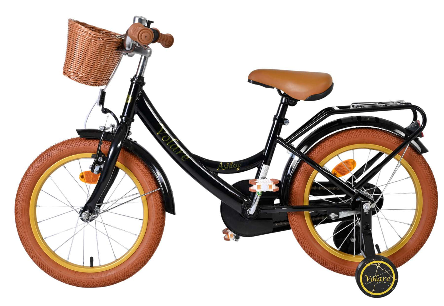 Volare Ashley Kinderfiets - Meisjes - 16 inch - Zwart - 4-6 jaar extra afbeelding 8
