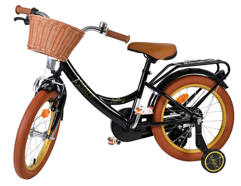 Volare Ashley Kinderfiets - Meisjes - 16 inch - Zwart - 4-6 jaar extra afbeelding 9