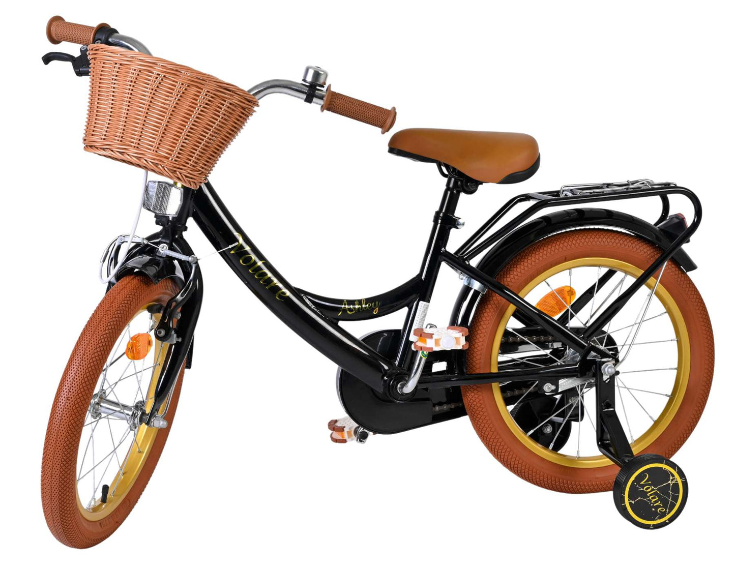 Volare Ashley Kinderfiets - Meisjes - 16 inch - Zwart - 4-6 jaar extra afbeelding 9