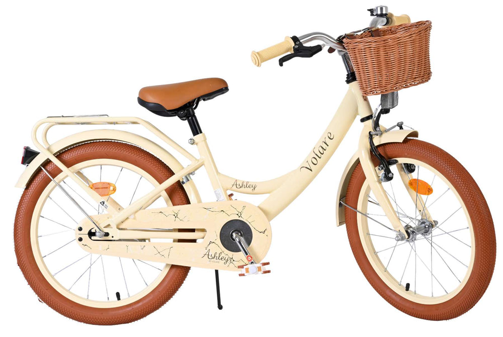 Volare Ashley Kinderfiets - Meisjes - 18 inch - Creme - Crème - 5-7 jaar extra afbeelding 11