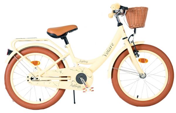 Volare Ashley Kinderfiets - Meisjes - 18 inch - Creme - Crème - 5-7 jaar extra afbeelding 2