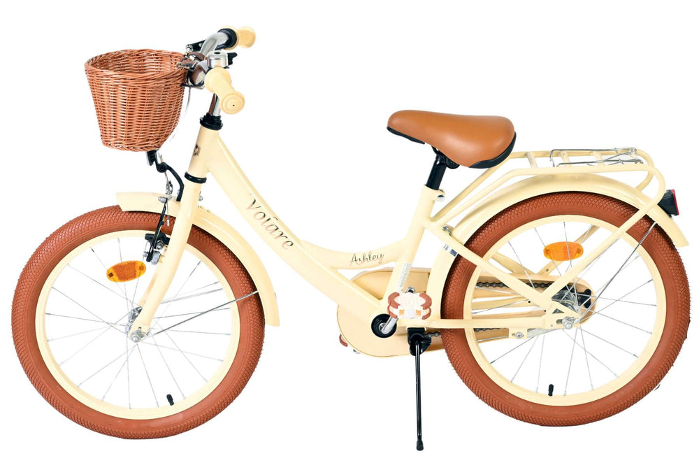 Volare Ashley Kinderfiets - Meisjes - 18 inch - Creme - Crème - 5-7 jaar extra afbeelding 8