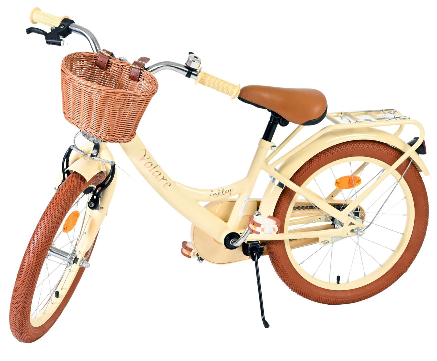 Volare Ashley Kinderfiets - Meisjes - 18 inch - Creme - Crème - 5-7 jaar extra afbeelding 9