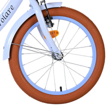 Volare Ashley Kinderfiets - Meisjes - 18 inch - Pastel Blauw - Twee handremmen - Blauw, Paars - 5-7 jaar extra afbeelding 4