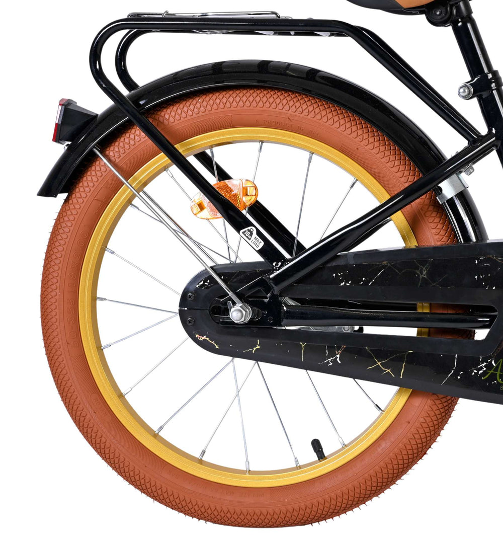 Volare Ashley Kinderfiets - Meisjes - 18 inch - Zwart - 5-7 jaar extra afbeelding 3