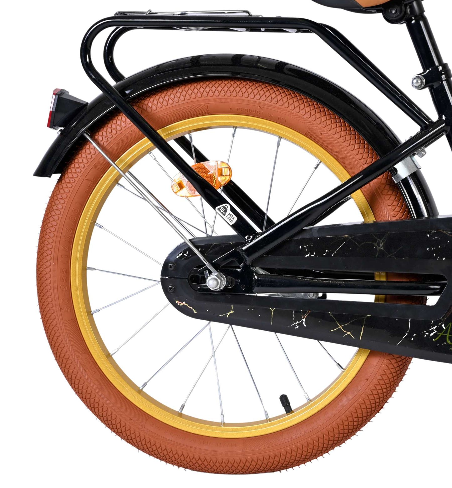 Volare Ashley Kinderfiets - Meisjes - 18 inch - Zwart - 5-7 jaar extra afbeelding 3