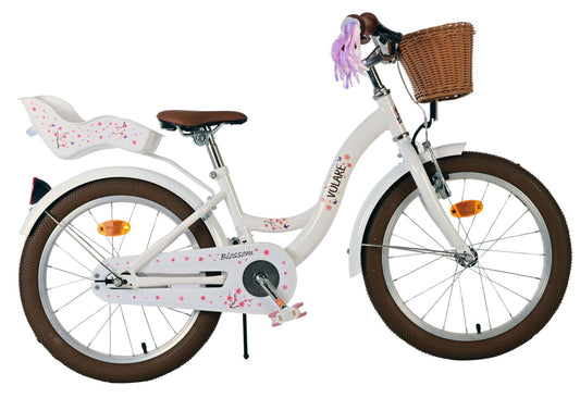 Volare Blossom 18" CB wit - 18 inch - 5-7 jaar bij Fietstotaal