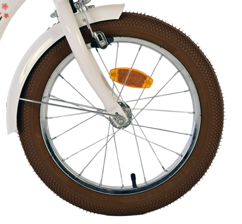 Volare Blossom Kinderfiets - Meisjes - 16 inch - Wit - 4-6 jaar extra afbeelding 4