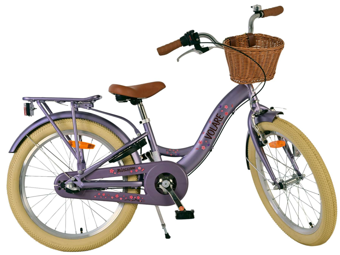 Volare Blossom Kinderfiets - Meisjes - 20 inch - Paars - Nexus 3 versnellingen - 6-8 jaar extra afbeelding 12