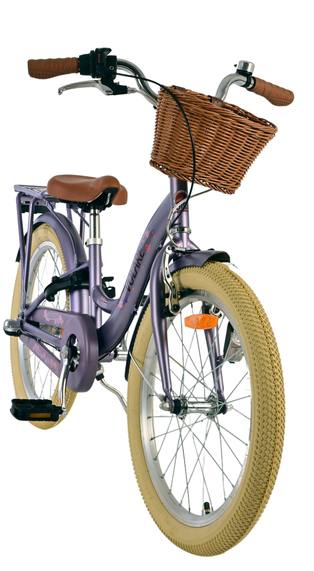 Volare Blossom Kinderfiets - Meisjes - 20 inch - Paars - Nexus 3 versnellingen - 6-8 jaar extra afbeelding 7