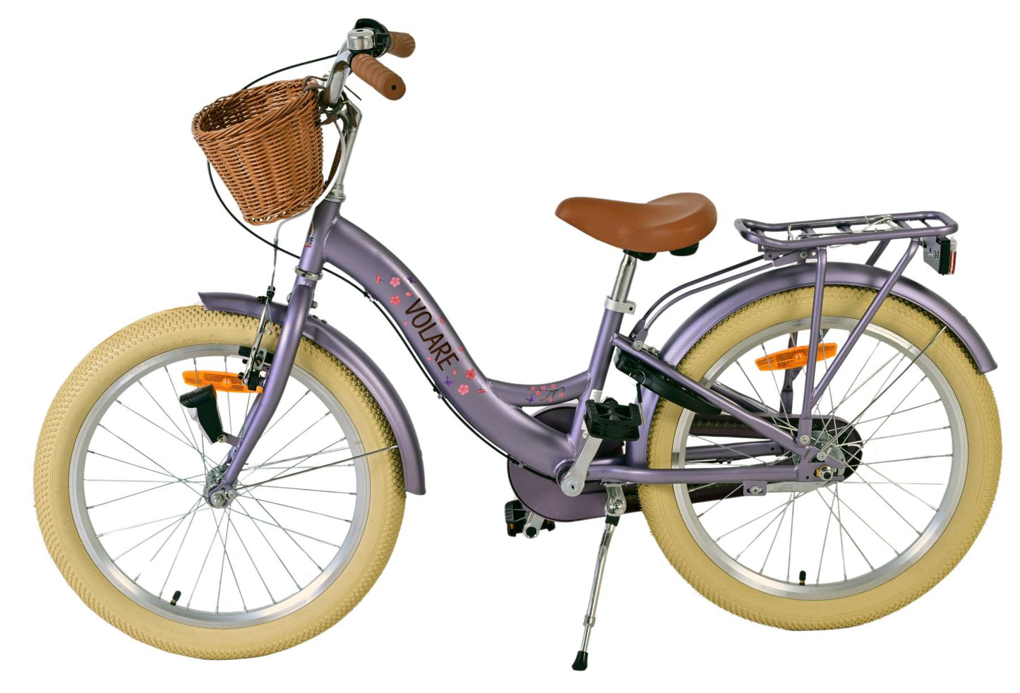 Volare Blossom Kinderfiets - Meisjes - 20 inch - Paars - Nexus 3 versnellingen - 6-8 jaar extra afbeelding 9