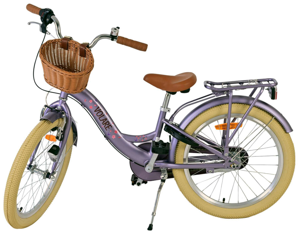 Volare Blossom Kinderfiets - Meisjes - 20 inch - Paars - Nexus 3 versnellingen - 6-8 jaar extra afbeelding 10