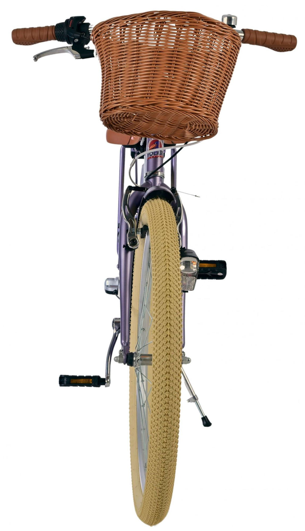 Volare Blossom Kinderfiets - Meisjes - 24 inch - Paars - 3 Versnellingen - 8-10 jaar extra afbeelding 8