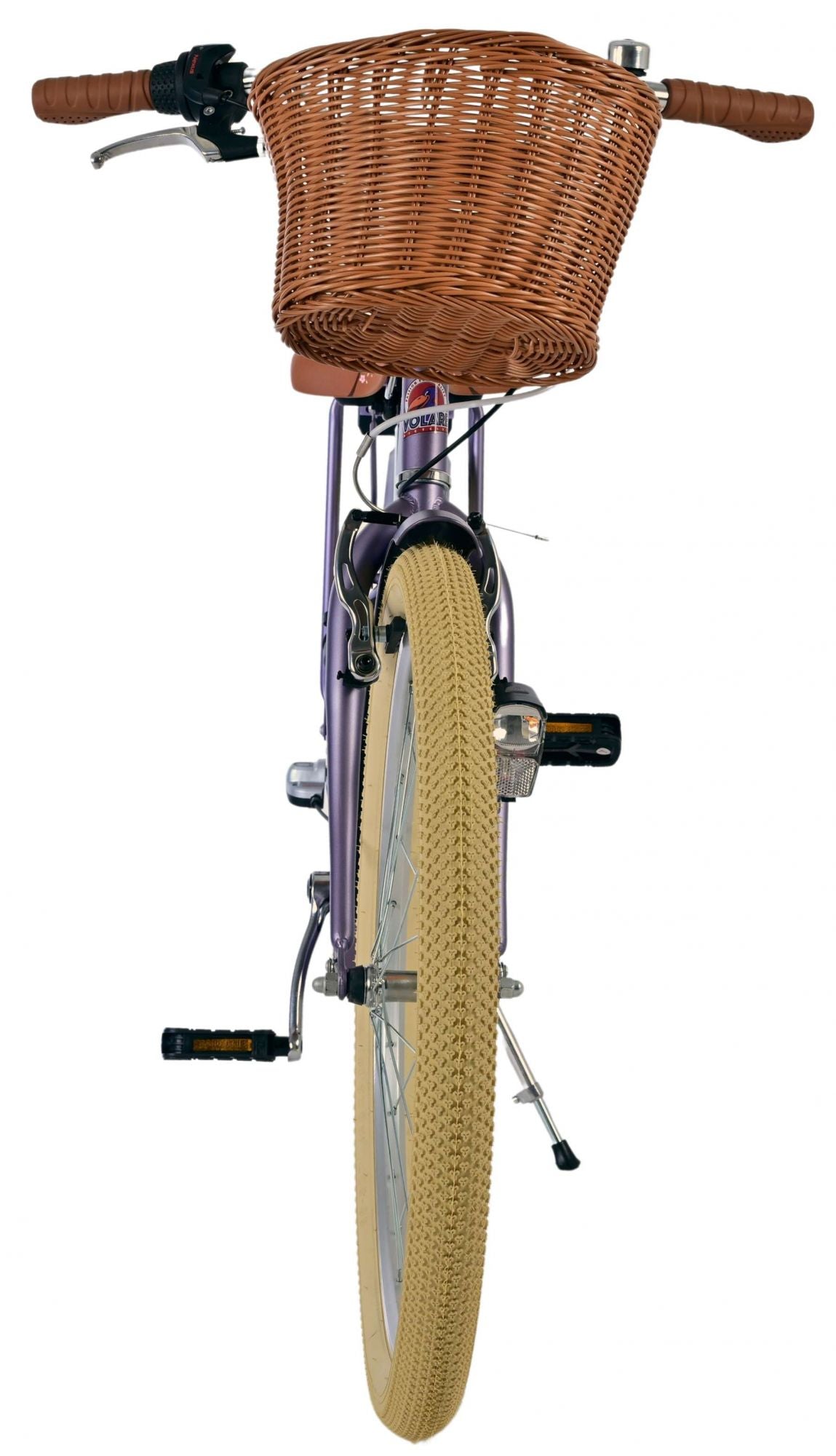 Volare Blossom Kinderfiets - Meisjes - 24 inch - Paars - 3 Versnellingen - 8-10 jaar extra afbeelding 8