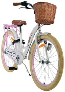 Volare Blossom Kinderfiets - Meisjes - 24 inch - Wit - 3 Versnellingen - 8-10 jaar extra afbeelding 7