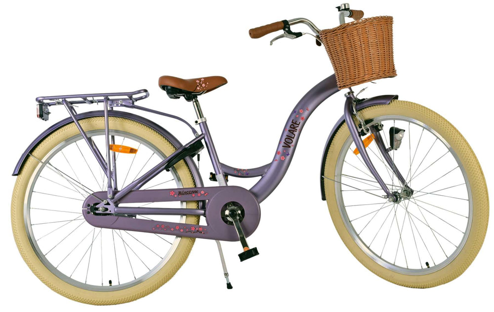 Volare Blossom Kinderfiets - Meisjes - 26 inch - Paars - 10-12 jaar extra afbeelding 3