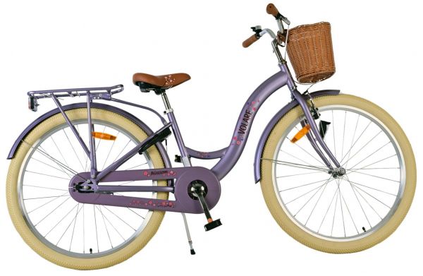 Volare Blossom Kinderfiets - Meisjes - 26 inch - Paars - 10-12 jaar extra afbeelding 2