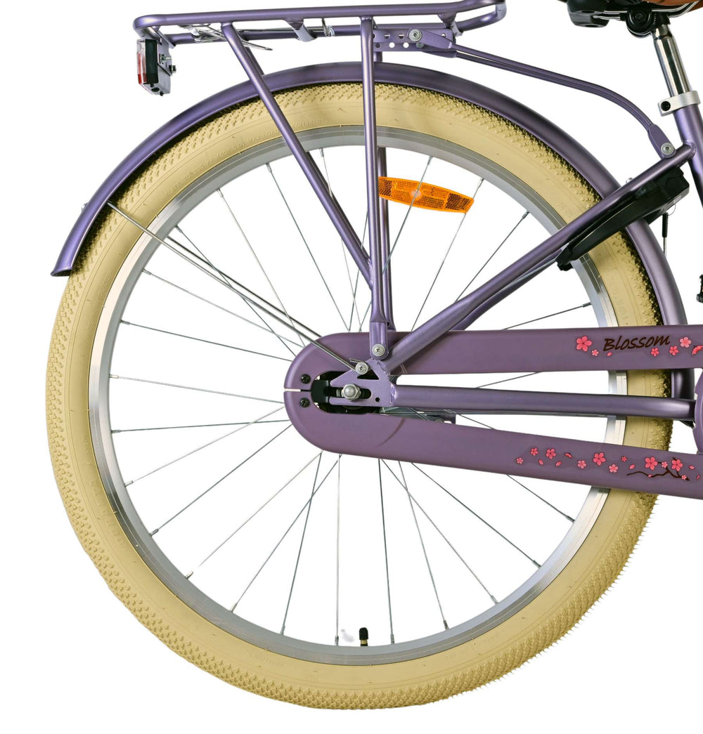 Volare Blossom Kinderfiets - Meisjes - 26 inch - Paars - 10-12 jaar extra afbeelding 11