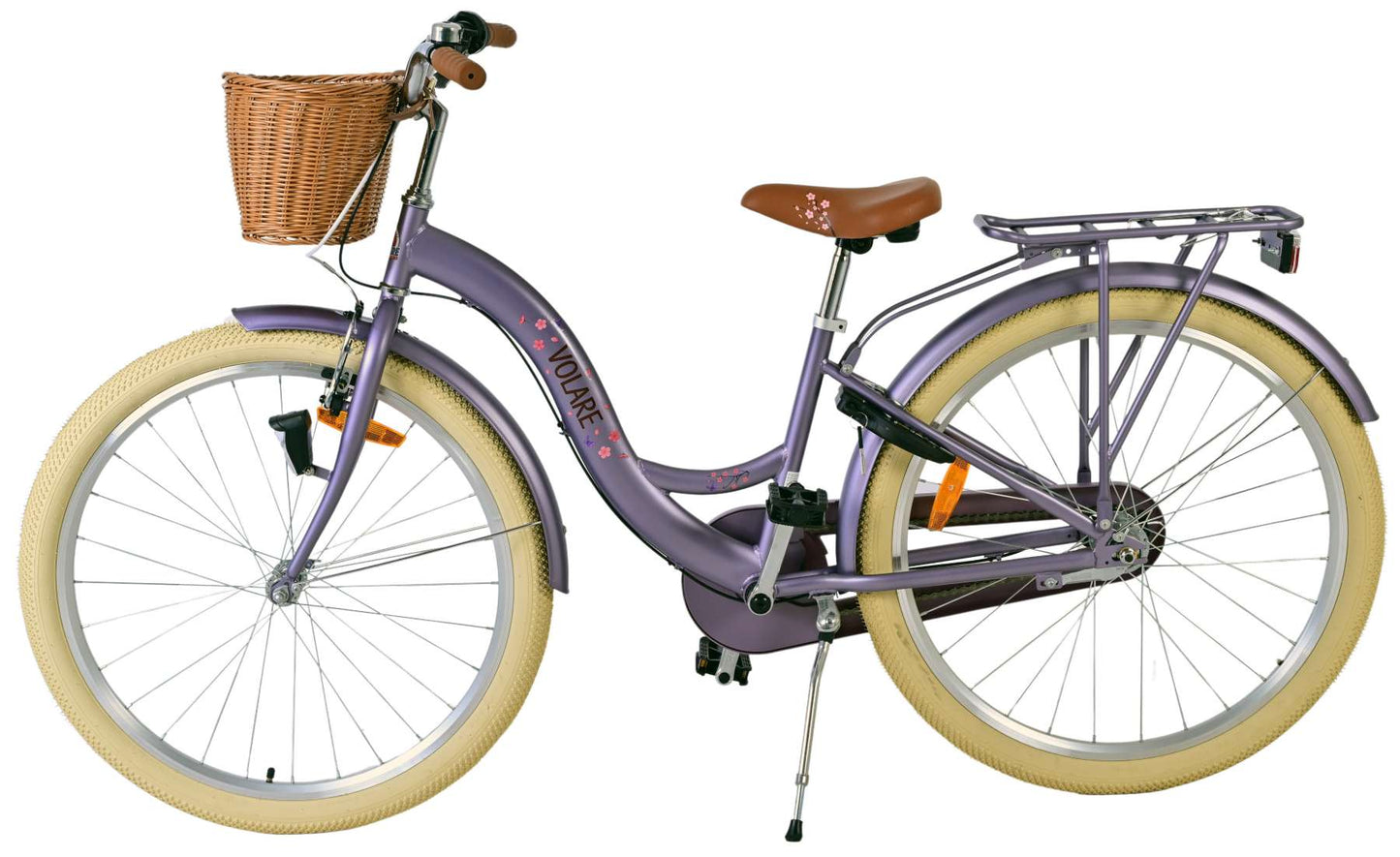 Volare Blossom Kinderfiets - Meisjes - 26 inch - Paars - Nexus 3 versnellingen - 10-12 jaar extra afbeelding 9