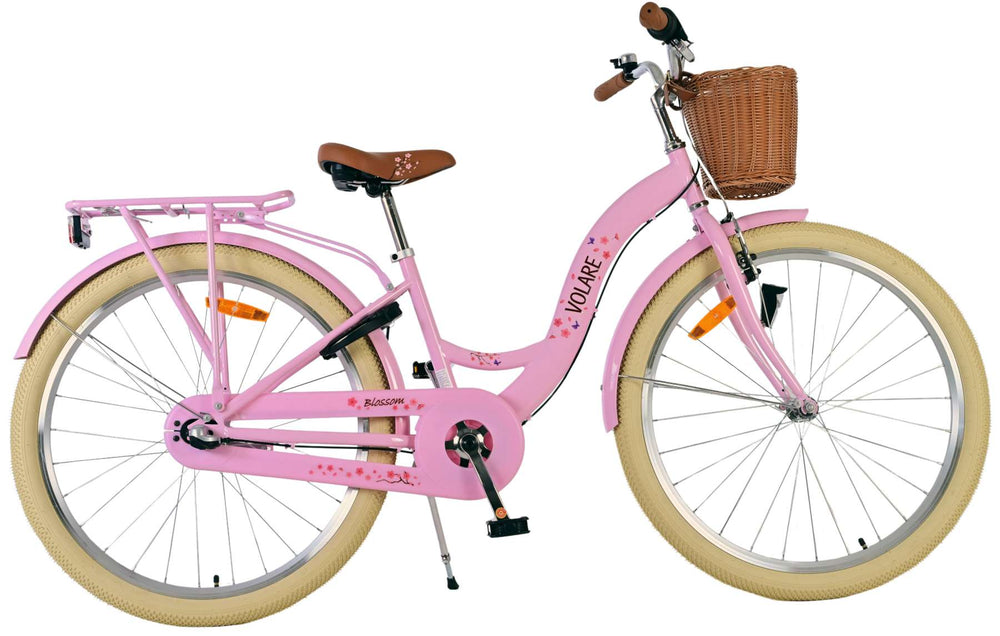 Volare Blossom Kinderfiets - Meisjes - 26 inch - Roze - Nexus 3 versnellingen - 10-12 jaar bij Fietstotaal