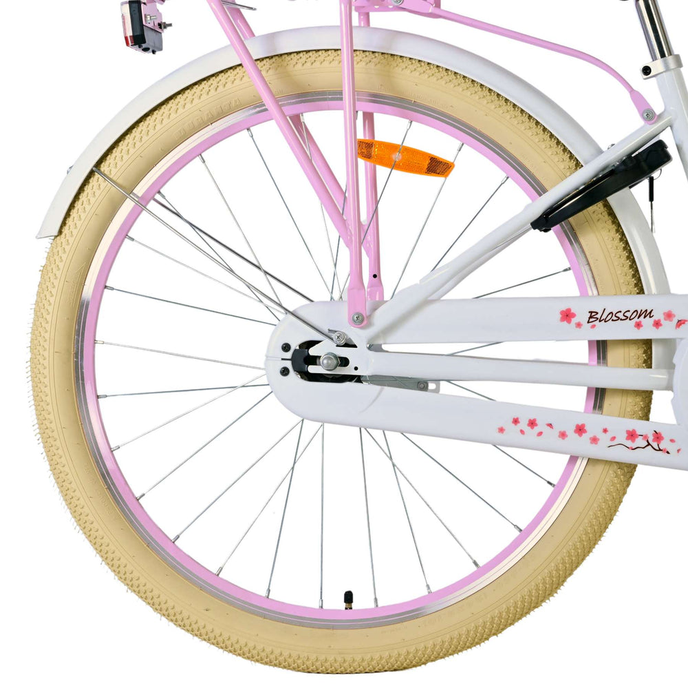 Volare Blossom Kinderfiets - Meisjes - 26 inch - Wit - 10-12 jaar extra afbeelding 3