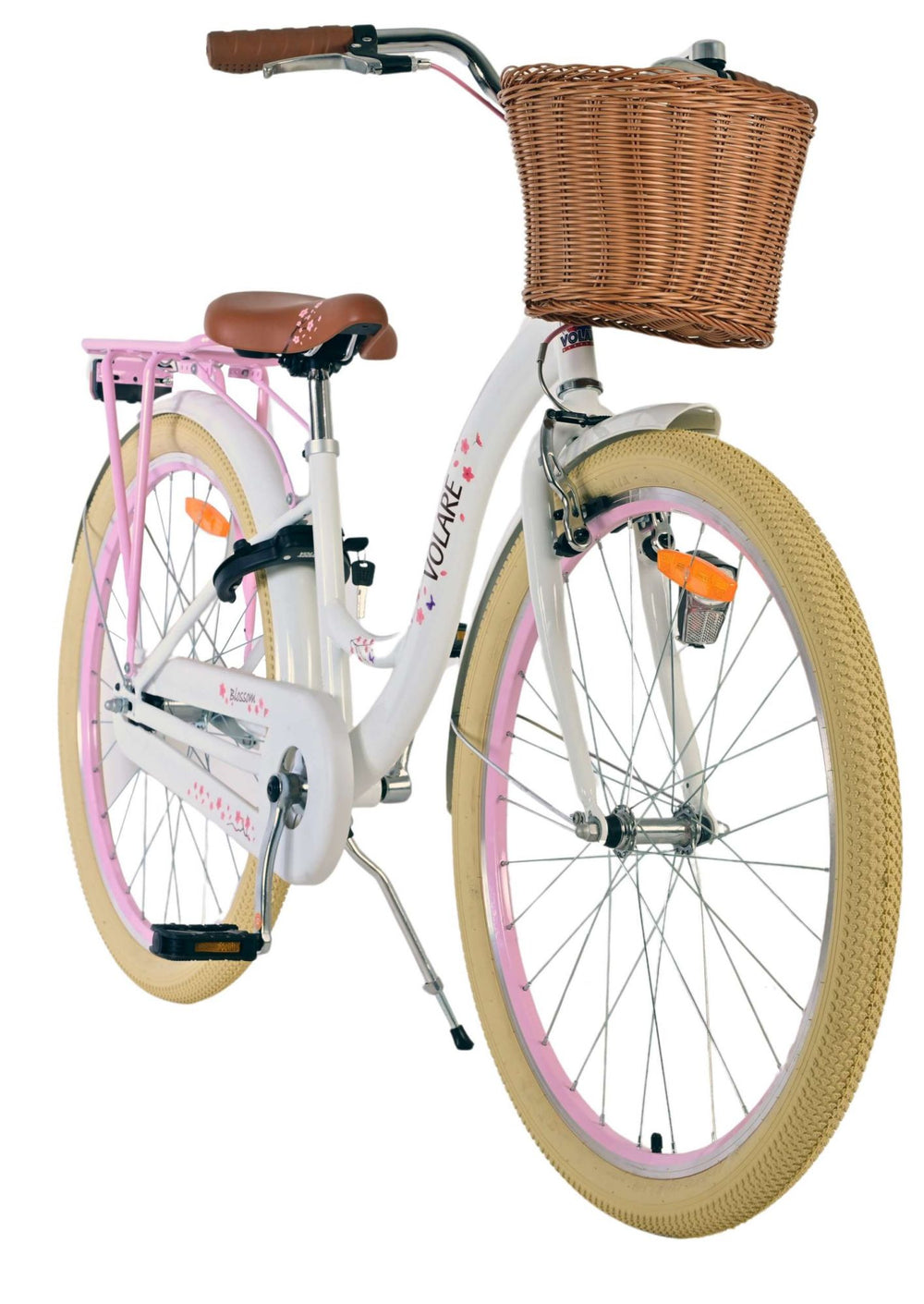 Volare Blossom Kinderfiets - Meisjes - 26 inch - Wit - 10-12 jaar extra afbeelding 6