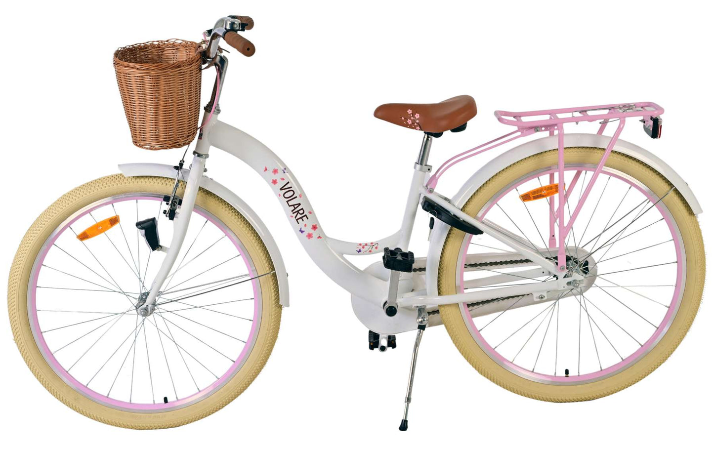 Volare Blossom Kinderfiets - Meisjes - 26 inch - Wit - 10-12 jaar extra afbeelding 8