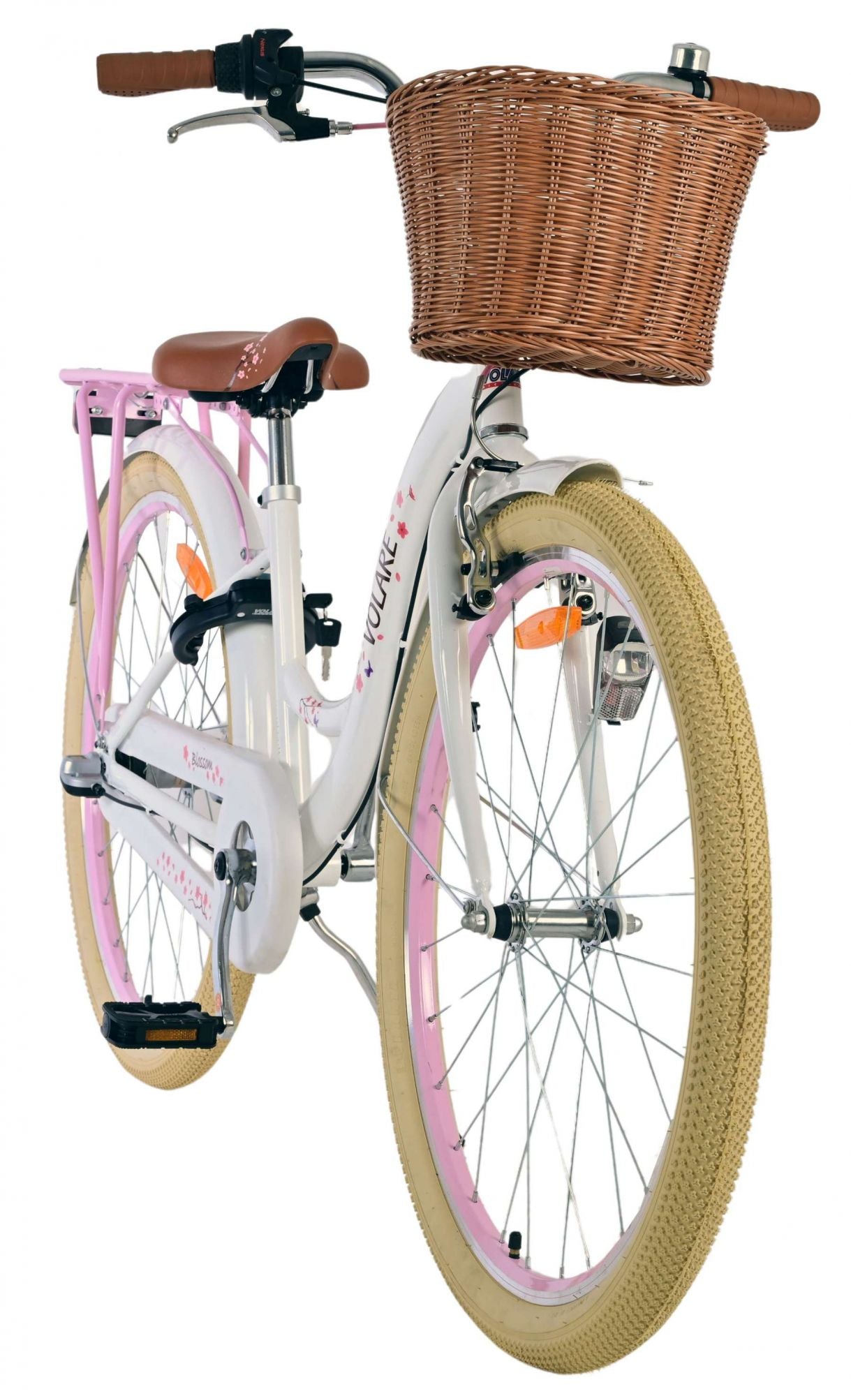 Volare Blossom Kinderfiets - Meisjes - 26 inch - Wit - Nexus 3 versnellingen - 10-12 jaar extra afbeelding 9