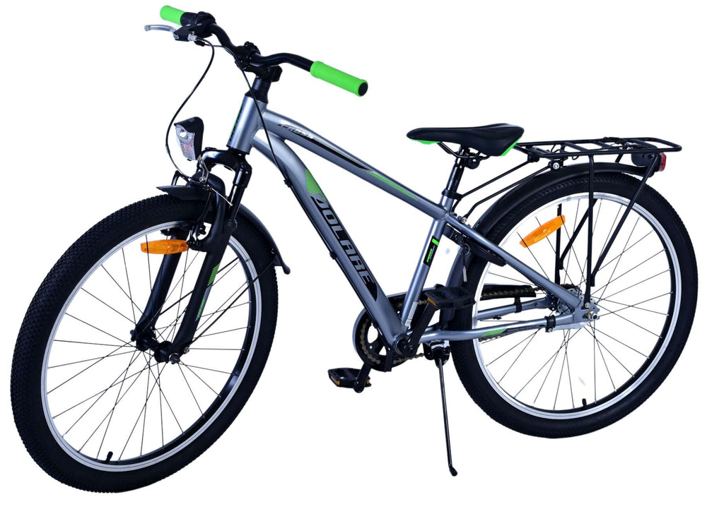 Volare Cross Kinderfiets - Jongens - 24 inch - donker Grijs- 3 versnellingen - 8-10 jaar extra afbeelding 11