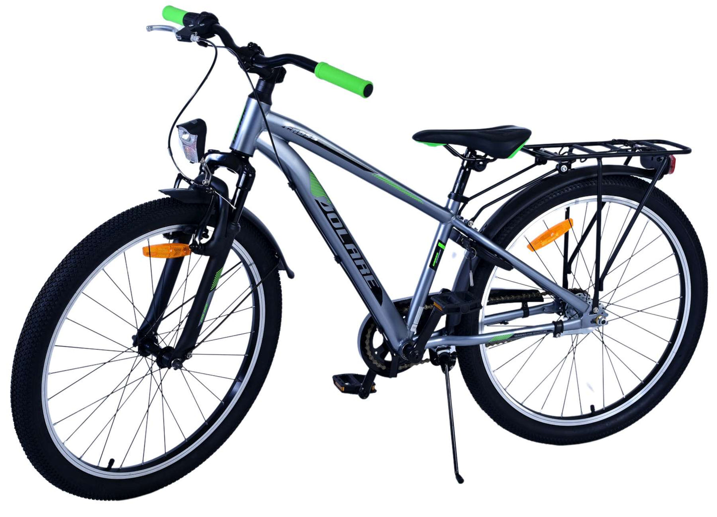 Volare Cross Kinderfiets - Jongens - 24 inch - donker Grijs- 3 versnellingen - 8-10 jaar extra afbeelding 11
