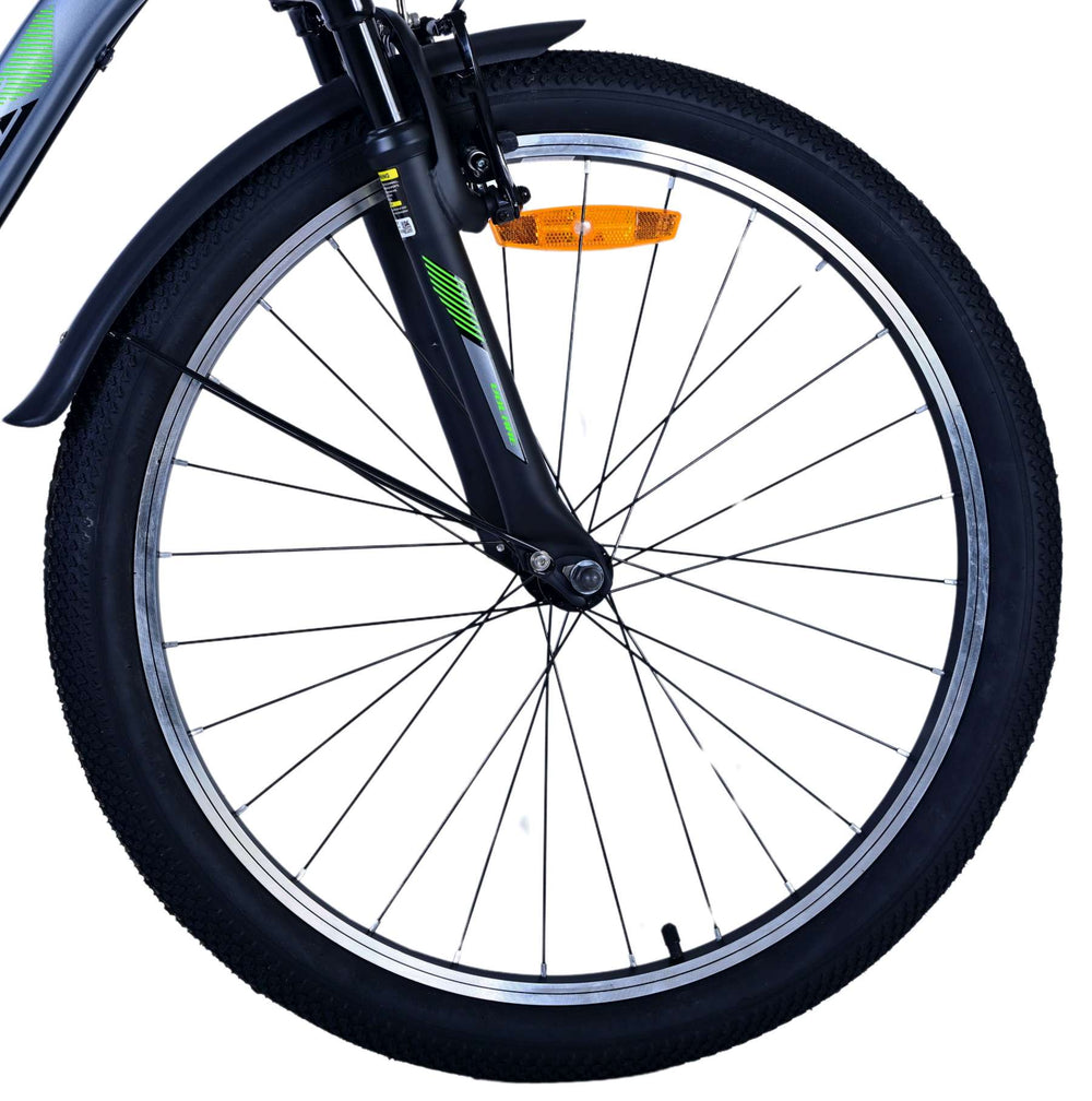 Volare Cross Kinderfiets - Jongens - 24 inch - donker Grijs- 3 versnellingen - 8-10 jaar extra afbeelding 4
