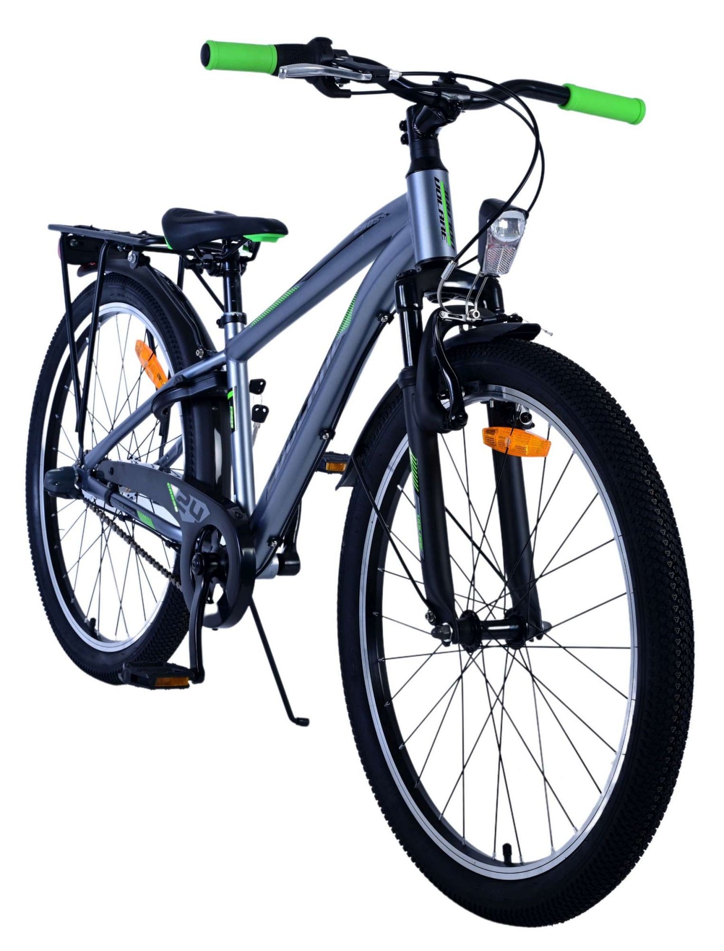 Volare Cross Kinderfiets - Jongens - 24 inch - donker Grijs- 3 versnellingen - 8-10 jaar extra afbeelding 8