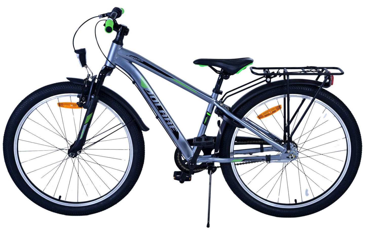 Volare Cross Kinderfiets - Jongens - 24 inch - donker Grijs- 3 versnellingen - 8-10 jaar extra afbeelding 10