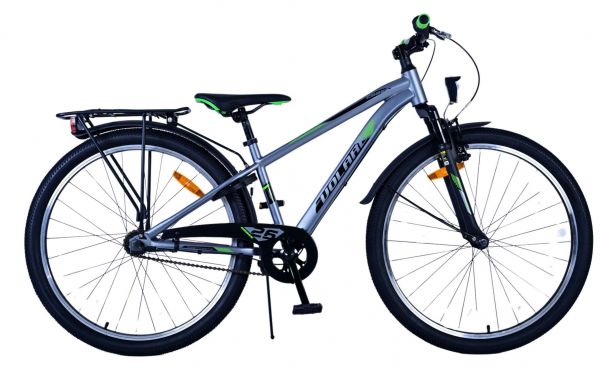 Volare Cross Kinderfiets - Jongens - 26 inch - donker Grijs - 3 Versnellingen - 10-12 jaar extra afbeelding 2