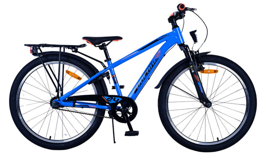 Volare Cross Kinderfiets - Jongens - 24 inch - Blauw - 3 versnellingen - 8-10 jaar bij Fietstotaal
