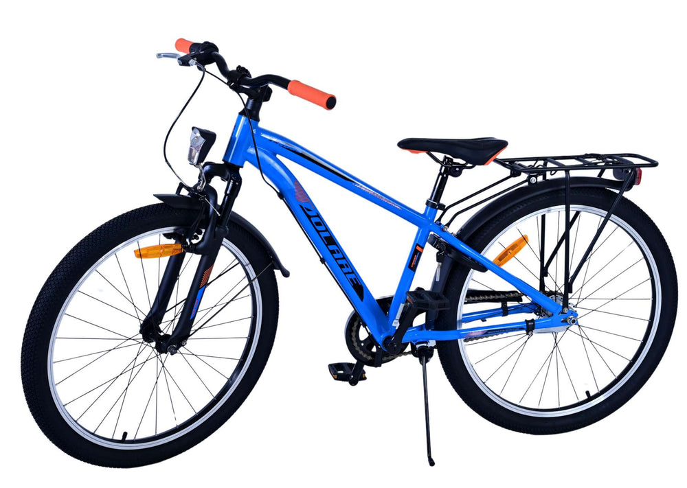 Volare Cross Kinderfiets - Jongens - 24 inch - Blauw - 3 versnellingen - 8-10 jaar extra afbeelding 7