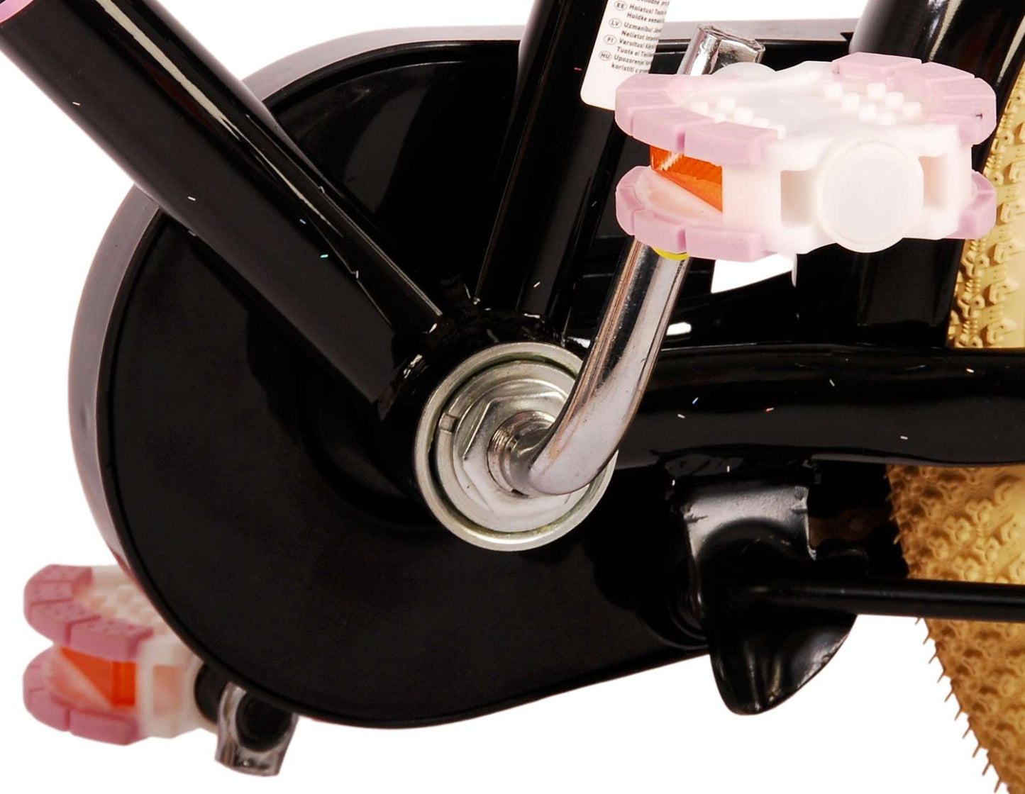 Volare Excellent Kinderfiets - Meisjes - 16 inch - Zwart - 95% afgemonteerd - 4-6 jaar extra afbeelding 16