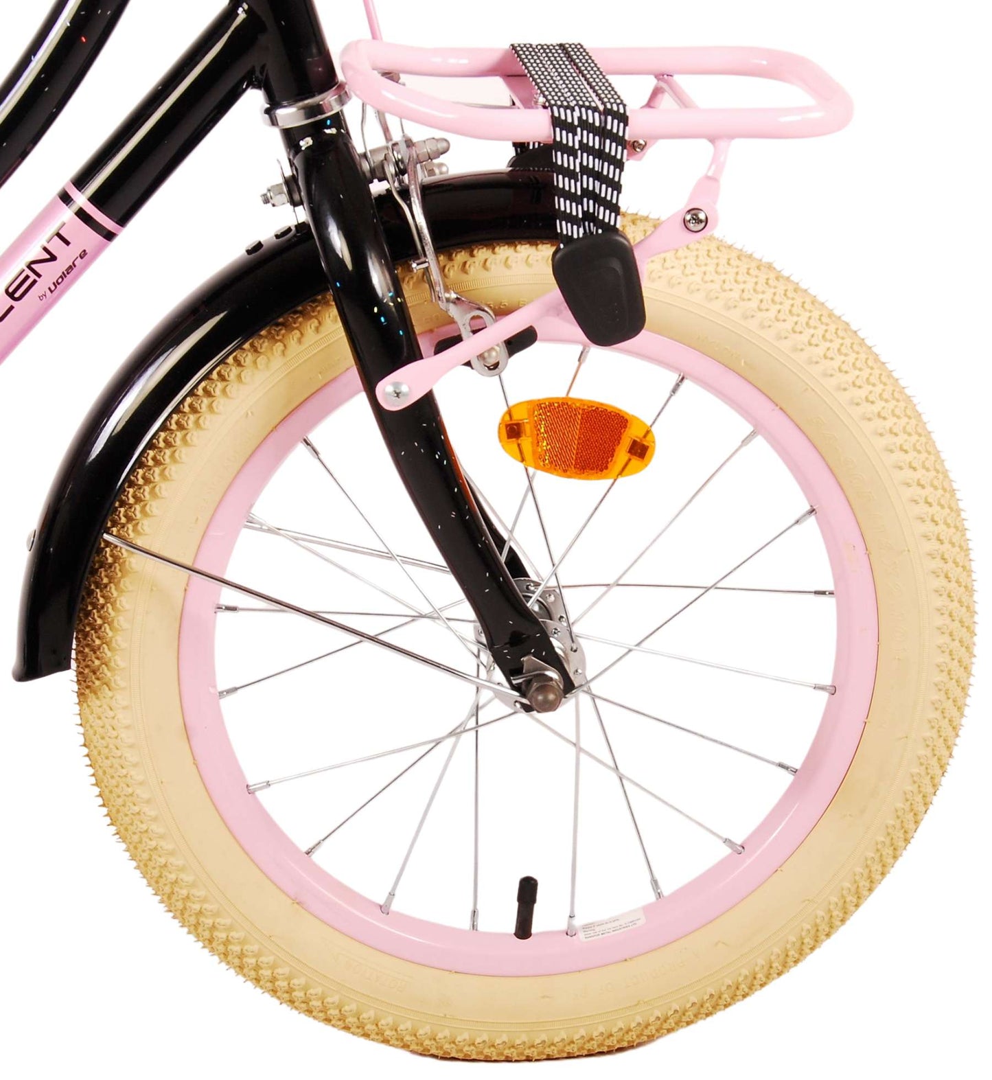 Volare Excellent Kinderfiets - Meisjes - 16 inch - Zwart - 95% afgemonteerd - 4-6 jaar extra afbeelding 6