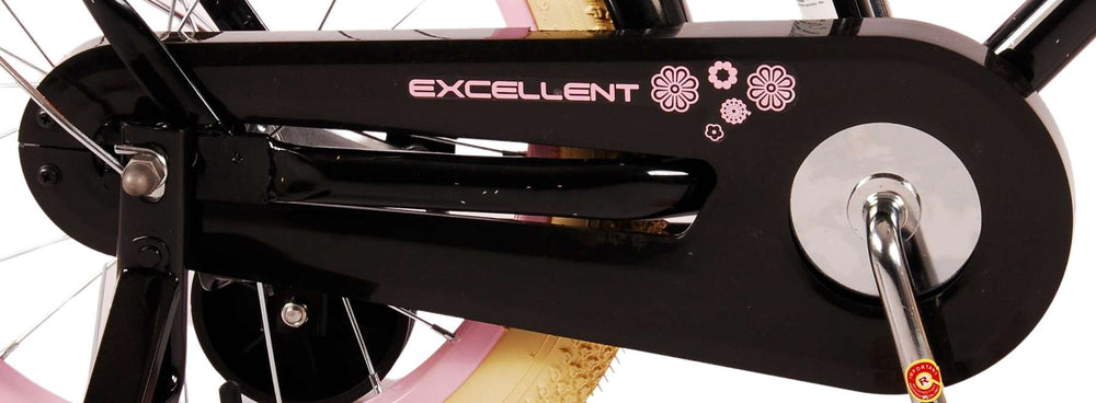 Volare Excellent Kinderfiets - Meisjes - 16 inch - Zwart - 95% afgemonteerd - 4-6 jaar extra afbeelding 7