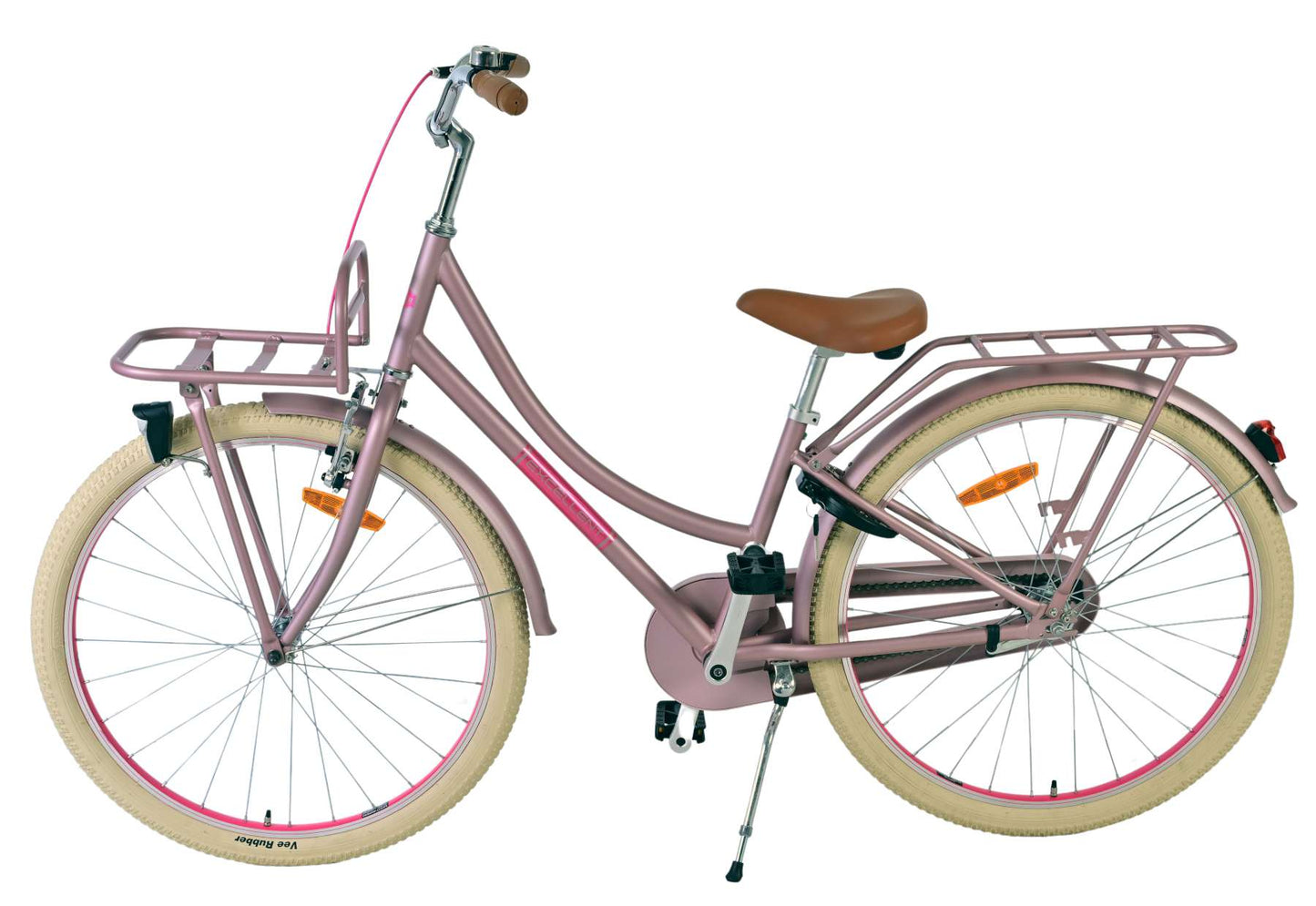 Volare Excellent Kinderfiets - Meisjes - 26 inch - Mat Roze - 10-12 jaar extra afbeelding 7