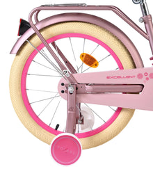 Volare Excellent Kinderfiets - Meisjes - 18 inch - Mat Roze - 5-7 jaar extra afbeelding 3