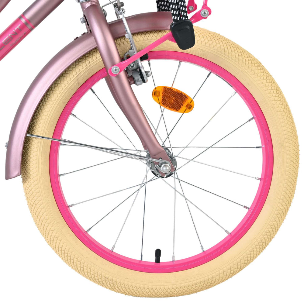 Volare Excellent Kinderfiets - Meisjes - 18 inch - Mat Roze - 5-7 jaar extra afbeelding 4