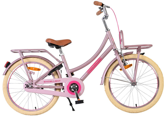Volare Excellent Kinderfiets - Meisjes - 20 inch - Mat Roze - 6-8 jaar bij Fietstotaal