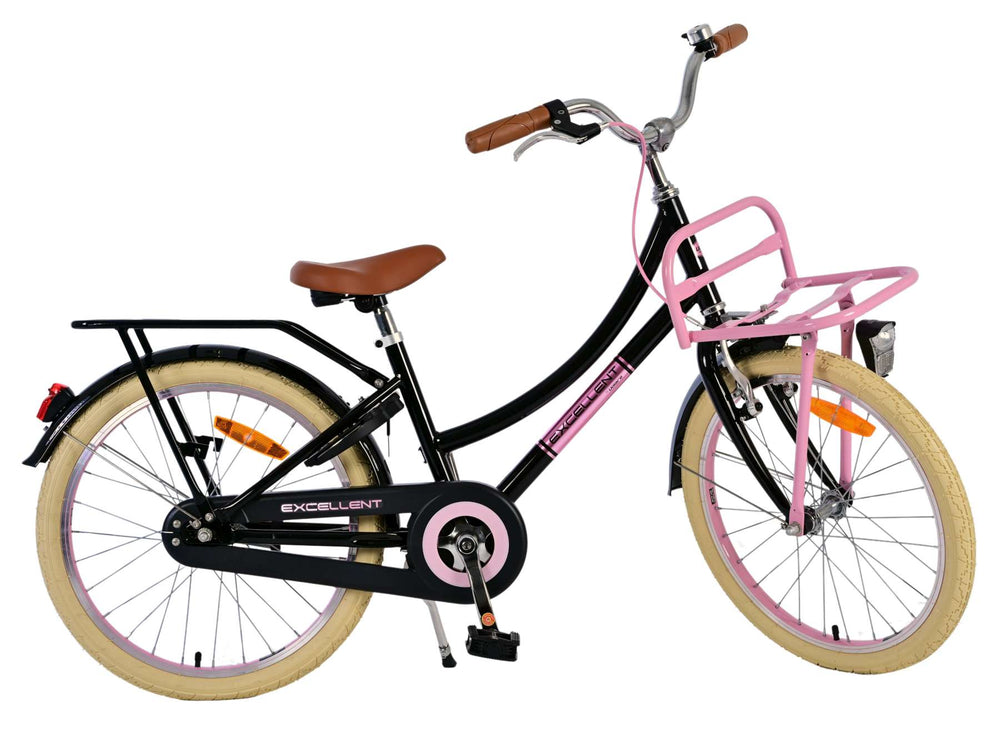 Volare Excellent Kinderfiets - Meisjes - 20 inch - Zwart - 6-8 jaar extra afbeelding 3