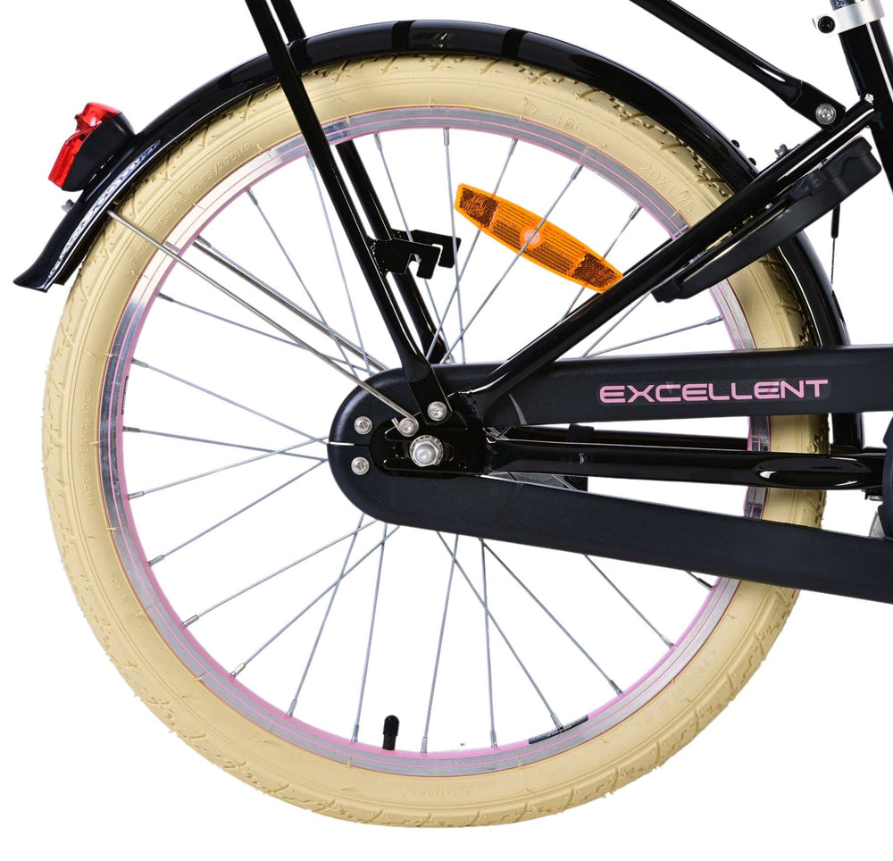Volare Excellent Kinderfiets - Meisjes - 20 inch - Zwart - 6-8 jaar extra afbeelding 11