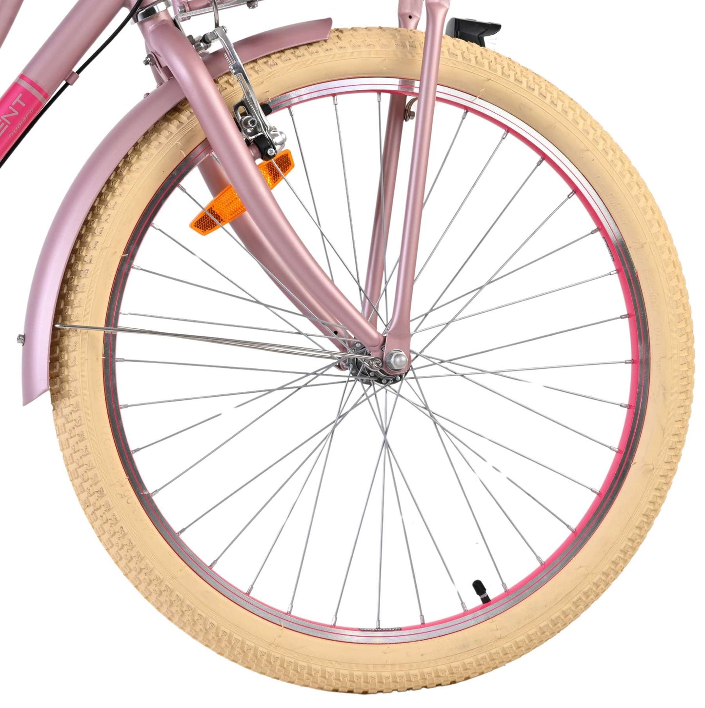 Volare Excellent Kinderfiets - Meisjes - 24 inch - Mat Roze - 3 Versnellingen - 8-10 jaar extra afbeelding 4