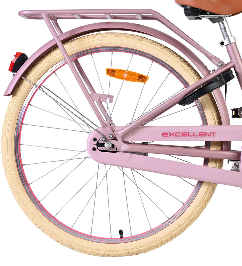 Volare Excellent Kinderfiets - Meisjes - 24 inch - Mat Roze - 8-10 jaar extra afbeelding 3