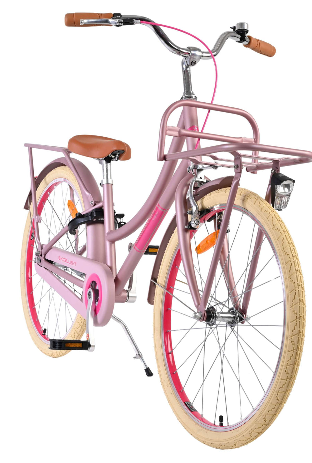 Volare Excellent Kinderfiets - Meisjes - 24 inch - Mat Roze - 8-10 jaar extra afbeelding 6