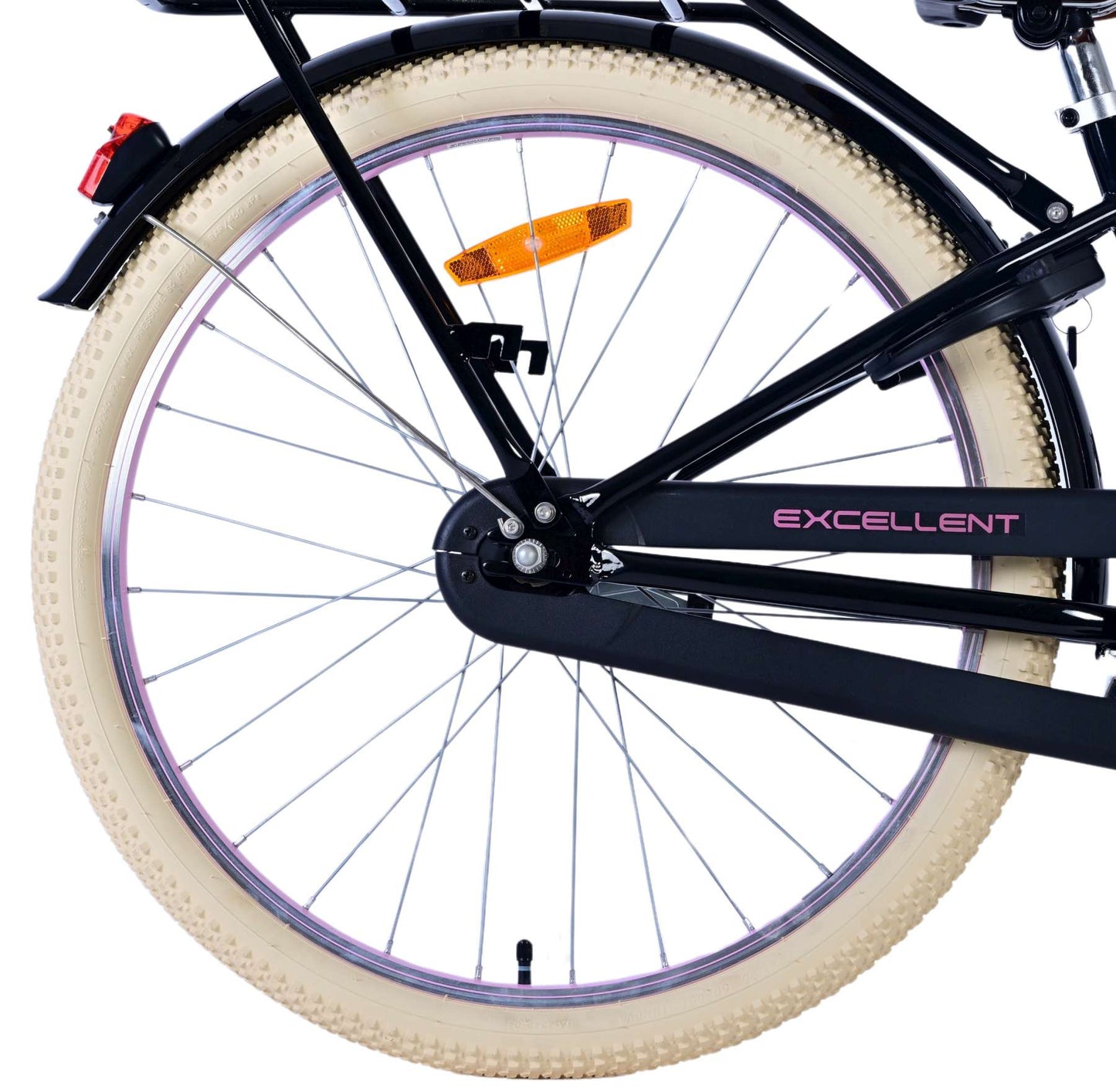 Volare Excellent Kinderfiets - Meisjes - 24 inch - Zwart - 8-10 jaar extra afbeelding 11